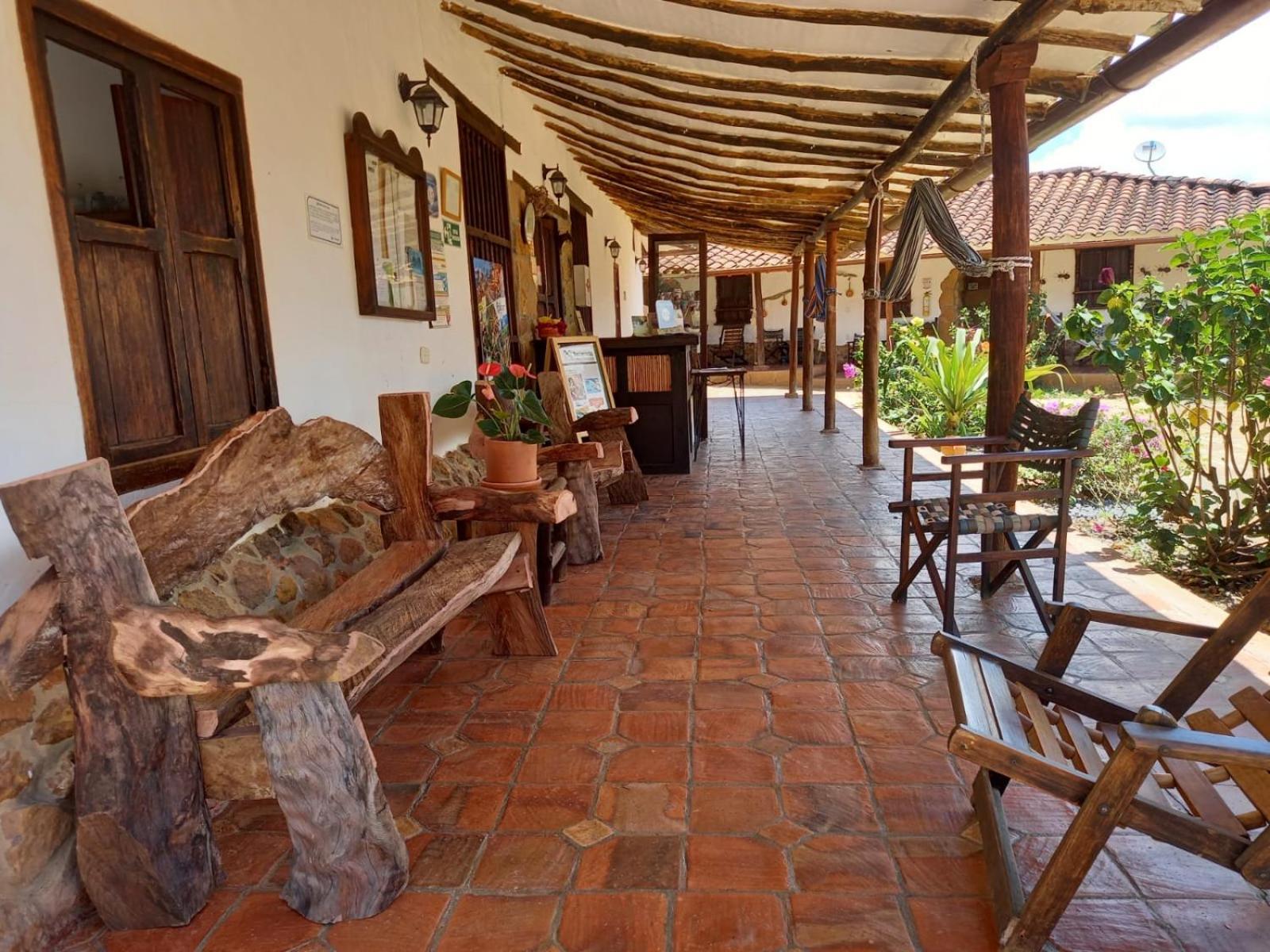 La Loma Hotel Barichara Exterior photo